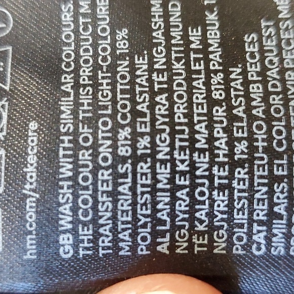 H & M black jeans, size 4, skinny. Good used condition. Dress up or down. - Picture 7 of 8